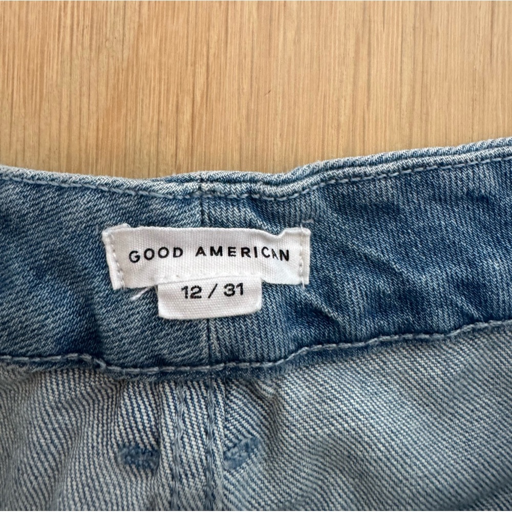 Good American Good Boy Straight Jeans Size 31 - Picture 8 of 12